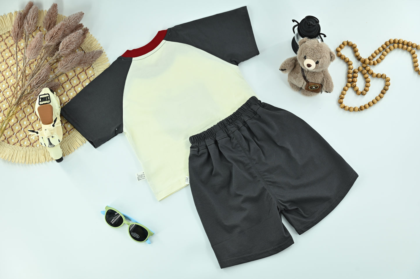 Boys Cartoon TV Graphic T-Shirt & Shorts Set