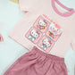 Girls Hello Kitty Graphic T-Shirt & Shorts Set