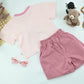 Girls Hello Kitty Graphic T-Shirt & Shorts Set