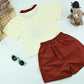 Boys Bear Car Graphic T-Shirt &Shorts Set