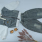 Kids Hoodie & Denim Pants Outfit Set