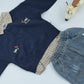 Baby Boys Navy Sweatshirt & Denim Jeans Set | Casual 2 Piece Outfit