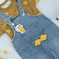 Unisex Duck Denim Dungaree Set