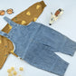 Unisex Duck Denim Dungaree Set