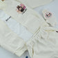 Girls Labubu Cream Hoodie &amp; Jogger Set – Cute 2 Piece Kids Outfit
