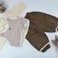 Baby Girls 3 Piece Outfit Set | Shirt, Knit Vest & Pants