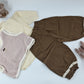 Baby Girls 3 Piece Outfit Set | Shirt, Knit Vest & Pants