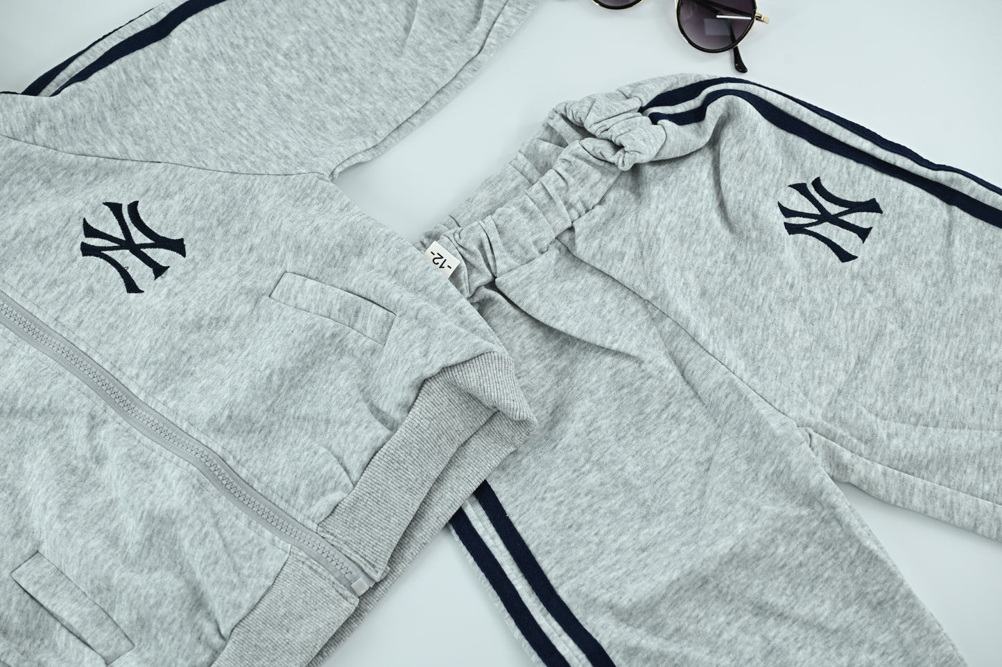 Boys Greyish Everyday Activewear Tracksuit