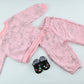 Kids Grey Knitted Sweater Co-ord Set