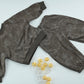 Kids Grey Knitted Sweater Co-ord Set