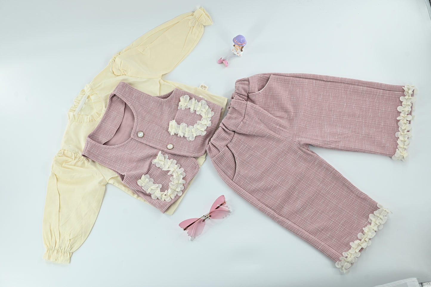 Bloom Charm Kids 3 Piece  Co-ord set