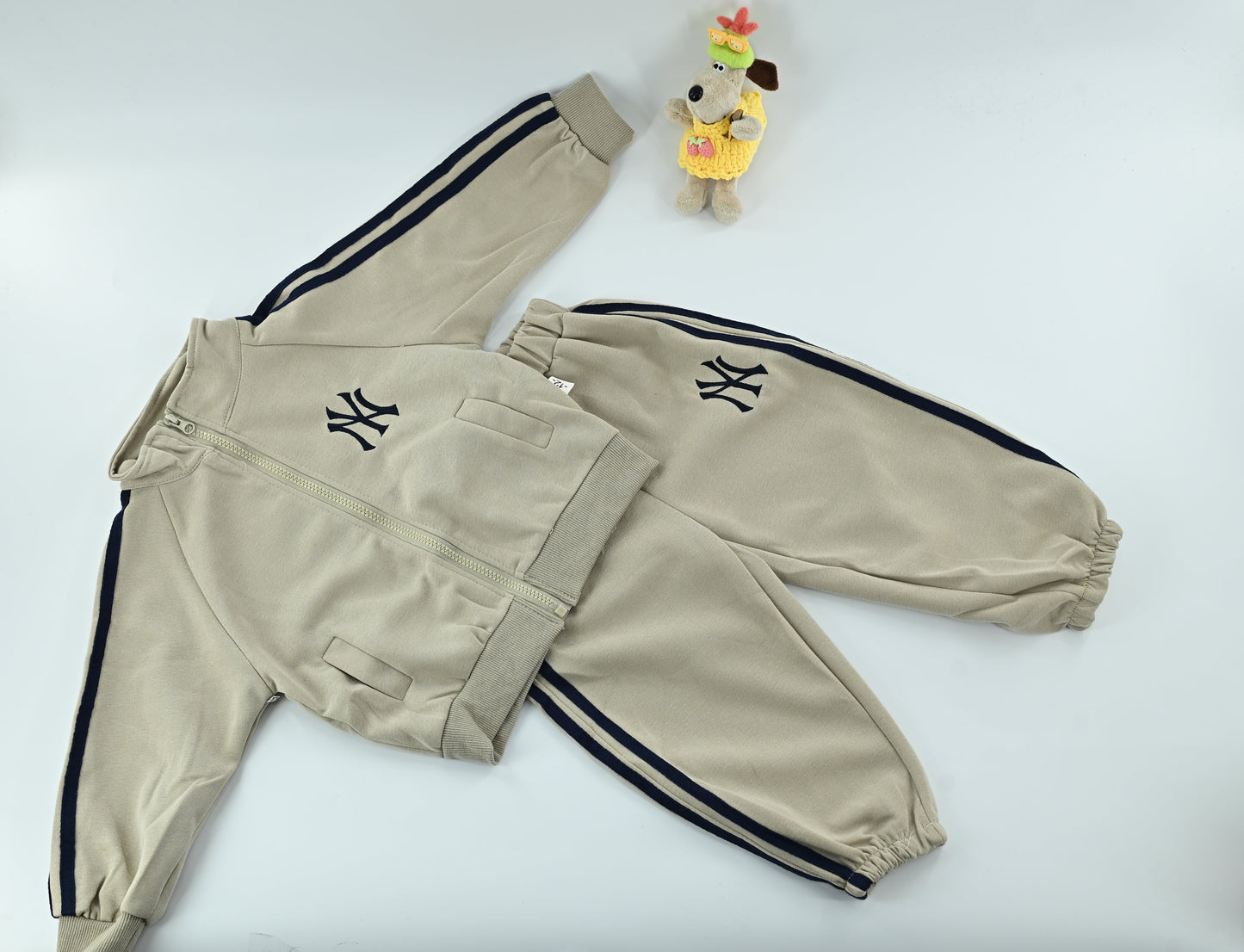 Boys Greyish Everyday Activewear Tracksuit