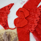 Baby Girl Red Elegant Lace Dress