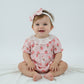 Baby Girl Cotton Strawberry Dress with Bow