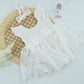 Baby Girl White Lace Cotton Dress Summer