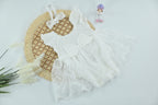 Baby Girl White Lace Cotton Dress Summer