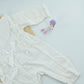 Baby Girl Elegant Pure  White Cotton Romper