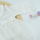 Baby Girl  White Elegent  Cotton Collar Dress