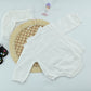 Baby Girl Ribbed Cotton Romper Summer