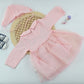 Sweet Blossom Baby Girl Cotton Tulle Dress with Hat
