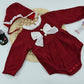Baby Girl Ribbed Cotton Romper Summer