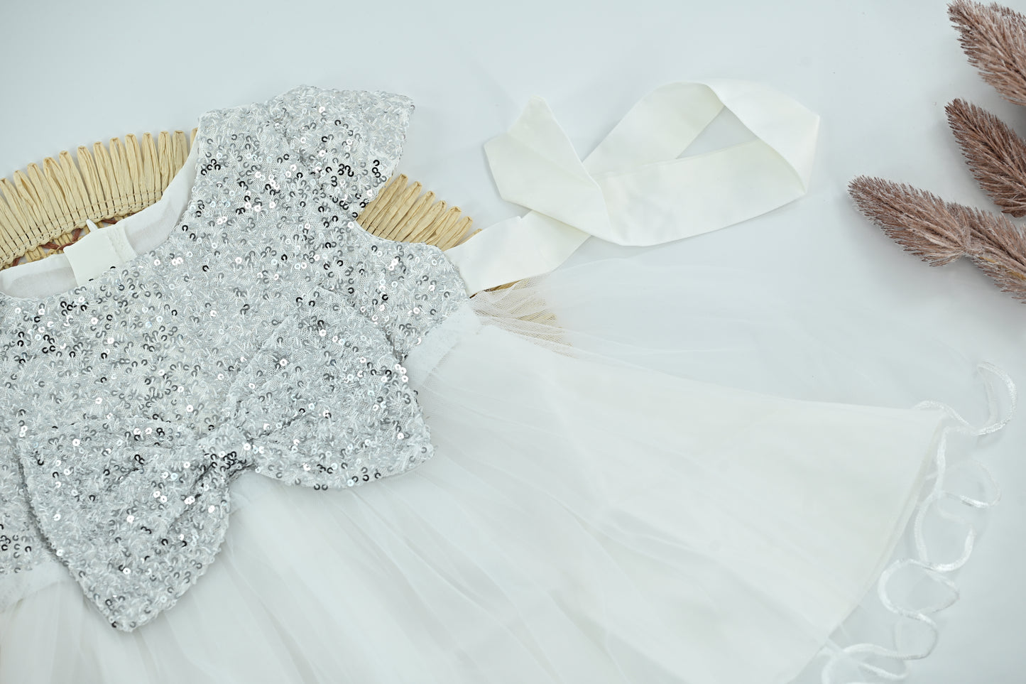 Baby Girl Sequin Tulle Party Dress