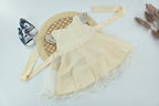 Baby Girl beige Sequin Tulle Party Dress