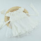 Baby Girls Beige Lace Tulle Party Dress
