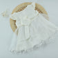 Baby Girls White Lace Tulle Party Dress