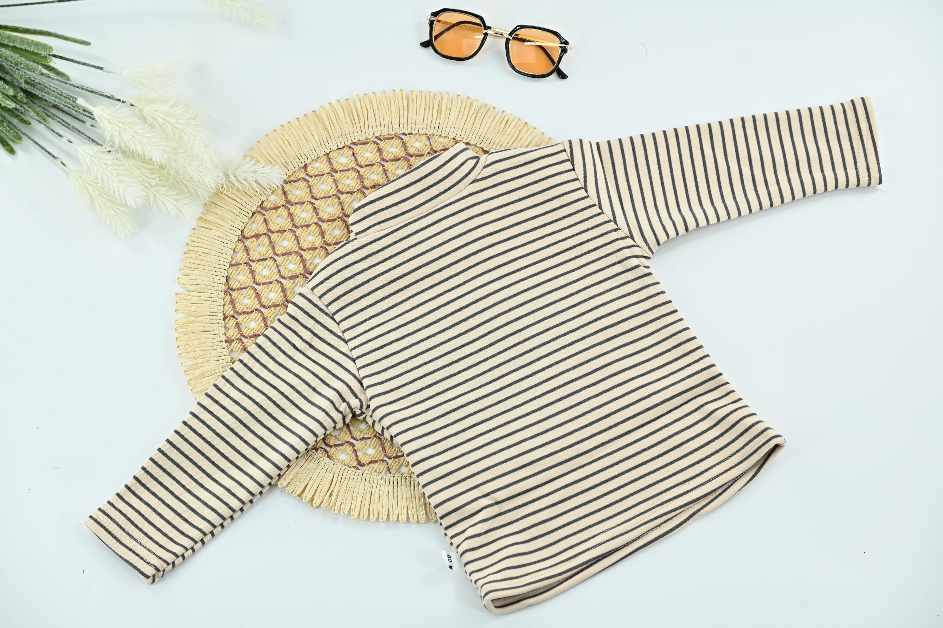 Classic Striped Kids Cotton Blend Top