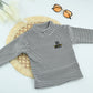 Classic  Black Striped Kids Cotton Blend Top