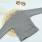 Classic  Black Striped Kids Cotton Blend Top