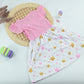 Girls Pink Crown Print Dress – Ruffle Sleeve Princess Summer Dress