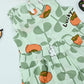 Cute Baby Girls Lucky Print Dress | Green Sleeveless Casual Summer Dress