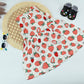 Strawberry Print Girls Cotton Dress – Summer Breeze Style
