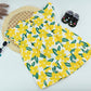 Sunny Bloom Yellow Floral Cotton Baby Dress