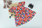 Baby Girl Red Floral Cotton Summer Dress