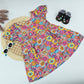 Baby Girl Pink Floral Cotton Dress