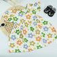 Sunny Meadow Floral Cotton Girls Dress