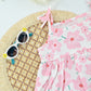 Blush Garden Pink Floral Cotton Baby Dress