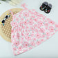 Blush Garden Pink Floral Cotton Baby Dress
