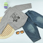 Stylish Boys Casual 3 Piece Outfit Set with Corduroy Jacket | Denim Pants | Cotton T-Shirt