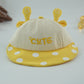 Sunny Sprout Cotton Kids Cap 3D – Yellow