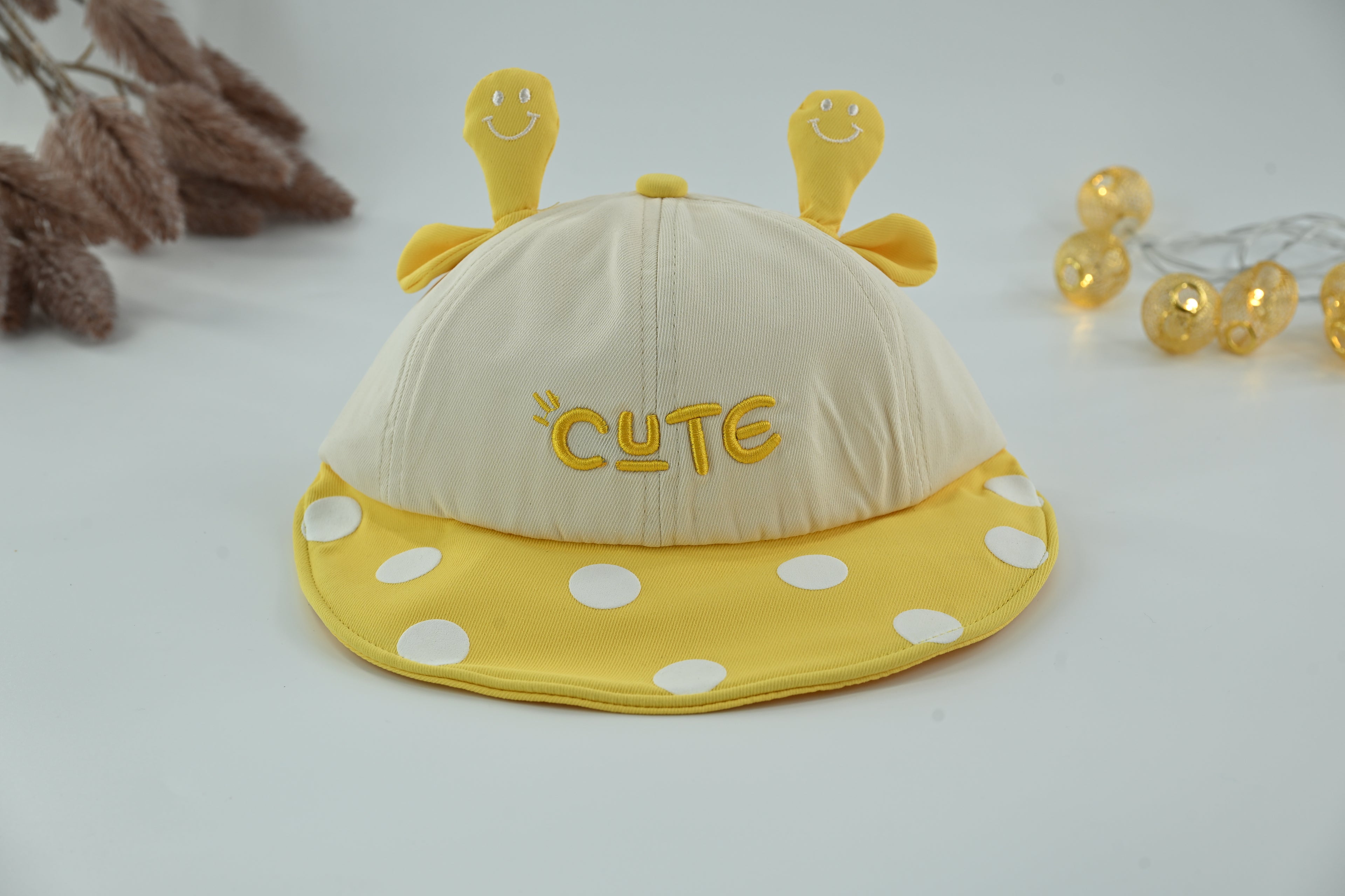 Sunny Sprout Cotton Kids Cap 3D – Yellow