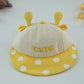 Sunny Sprout Cotton Kids Cap 3D – Yellow
