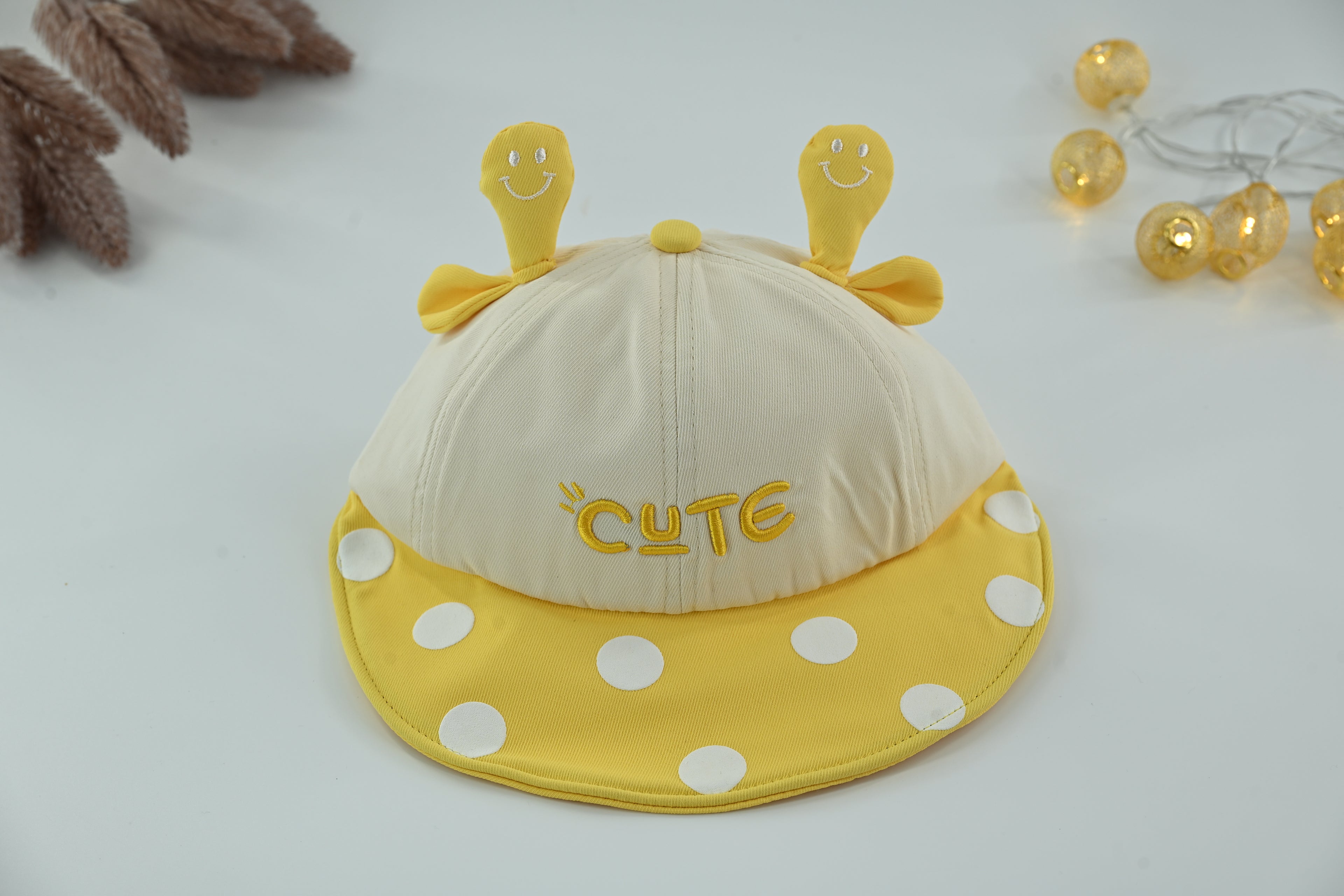 Sunny Sprout Cotton Kids Cap 3D – Yellow