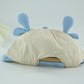 Sky Smile Cotton 3D Cap – Blue