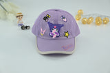 Kuromi Mesh Summer Kids Cap – Lavender