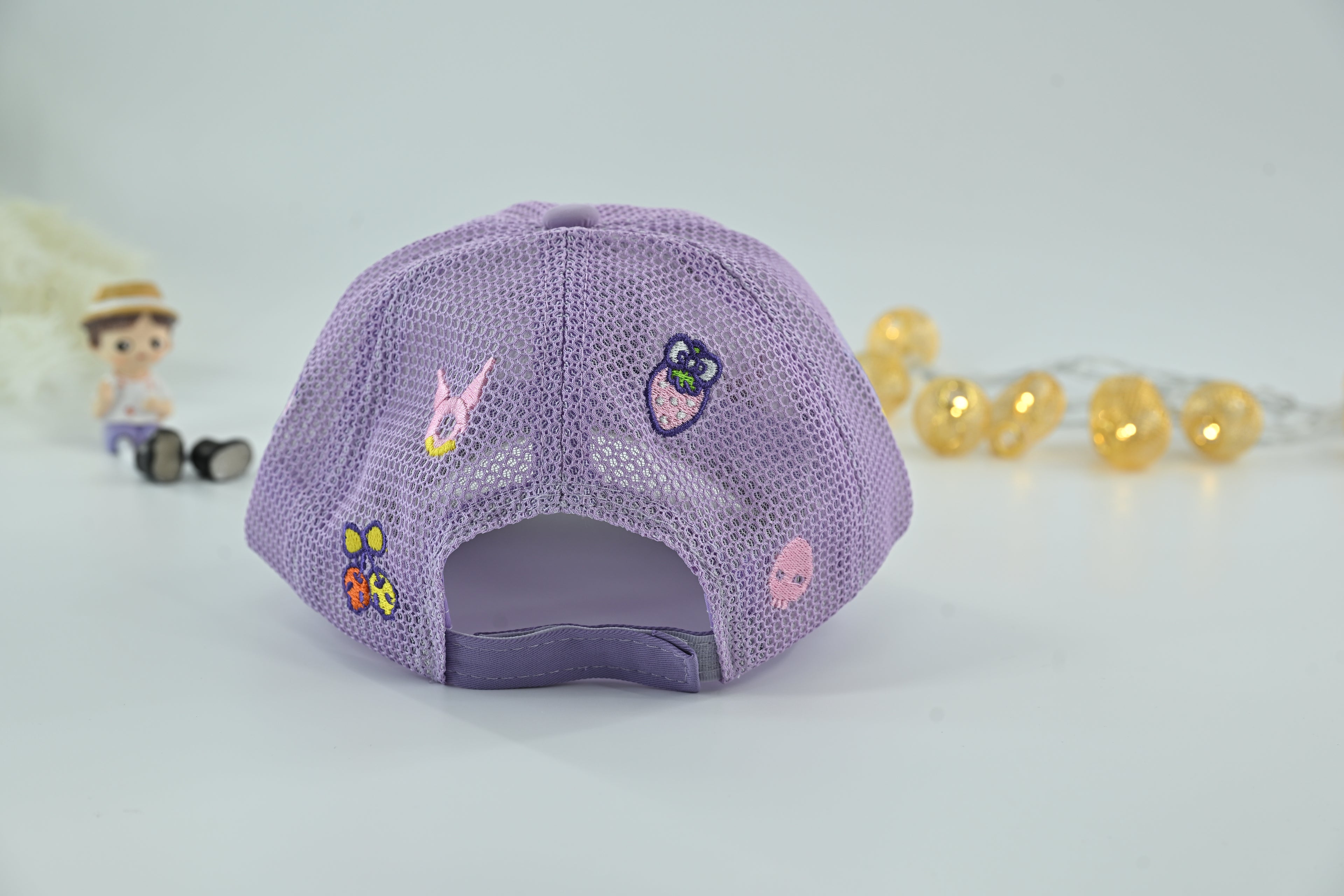 Kuromi Mesh Summer Kids Cap – Lavender