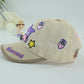Kuromi Beige Mesh Kids Cap – Summer Edition